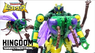 【トランスフォーマー キングダム】ワスピーターだブーン ワスピネーター ヲタファの変形レビュー / Transformers KINGDOM Waspinator