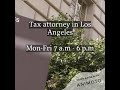 Tax attorney in Los Angeles