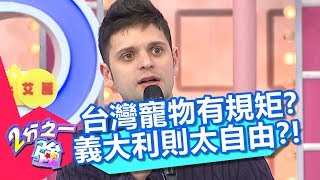 俄羅斯遛狗還要看地方？義大利則讓寵物超自由？【2分之一強】20181225 part3/4 EP1007 法比歐 麻努