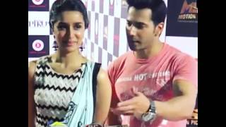 Varun Dhawan and Shraddha Kapoor in ABCD 2 Promotional Event