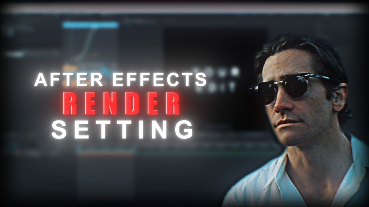 After Effects Render Setting Youtube