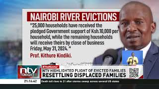 Evictees from the Nairobi River catchment riparian will be prioritised, CS Kindiki says