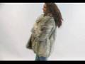 Silver fox fur jacket