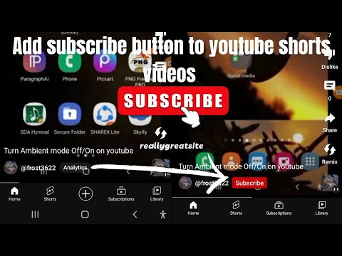 How To Add Subscribe Button To Youtube Shortsрџ їрџ ґ Youtube