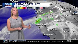 Northern California forecast: Streak of wet weather begins today