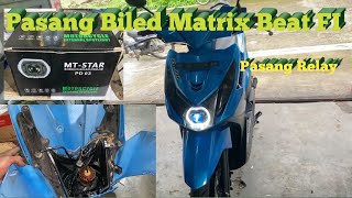 Pasang Biled Ala-ala 4.5 inch Beat FI || Biled Matrix MT STAR @Hanafimodified