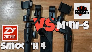 Zhiyun Smooth 4 vs. Moza Mini-S Comparison!