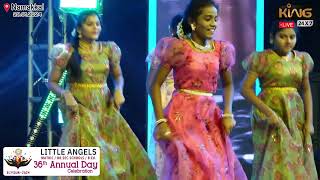 Vinnodu Mela Satham Songs  Dance Performance by VI-VIII Girls ||Little Angles Songs