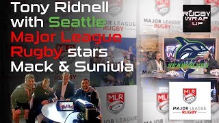 Seawolves Super Fan Tony Ridnell with Shalom Suniula & Phil Mack | RUGBY WRAP UP
