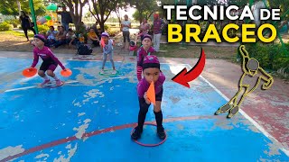 TECNICA DE BRACEO EN PATINAJE | Escuela Deportiva Las Américas #patinaje