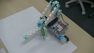 てらっこクラブのロボットプログラミング「お絵描きロボット」