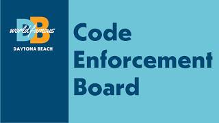 Code Enforcement Board: February 12, 2026