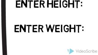 tKinter BMI Calculator Layout