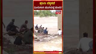 Fishing In Rain Water | ಪ್ರಾಣ ಲೆಕ್ಕಿಸದೆ ಮೀನಿಗಾಗಿ ಮುಗಿಬಿದ್ದ ಮಂದಿ! | N18S