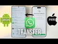How to Transfer WhatsApp Chats from iPhone to Samsung Android | 2026 Step-by-Step Guide
