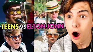 Teens React To Elton John Through The Years! (Rocket Man, Tiny Dancer, I'm Still