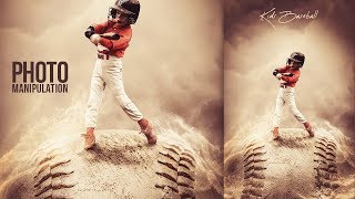 Kids Baseball - Photoshop Manipulation Tutorial