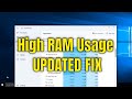 How To Fix High Memory/RAM Usage In Windows 10 How To Fix High Memory/RAM Usage In Windows 10