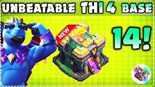 NEW TH14 WAR BASE - Unbeatable base with copy link (COC)