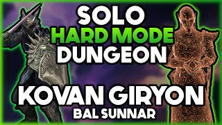 Solo Hard Mode Dungeon - Kovan Giryon in Bal Sunnar - Arcanist | Elder Scrolls Online - Gold Road