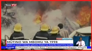 Arĩa magurarire mũtino-ini wa mbomu ya 1998 gũkaĩra Thirikari ĩmarĩhe