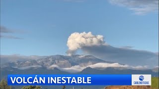 Actividad del volcán Nevado del Ruiz sigue inestable
