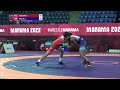 Round 2 GR - 44 kg: Y. MUSSAN (KAZ) v. A. MALIK (IND)