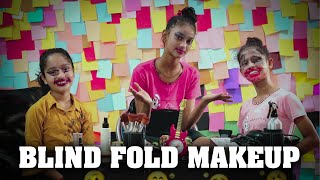 Blind Fold Makeup Challenge Vlogs Shooting Video SD King Choreography