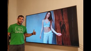 Обзор телевизора TCL L75P8MUS. Где купил, первое включение и настройка LazyMedia Chromecast Подробно