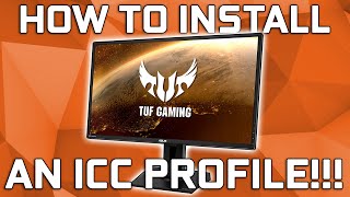 How to Install an ICC Profile - Windows 11 \u0026 10 (HDR \u0026 SDR)