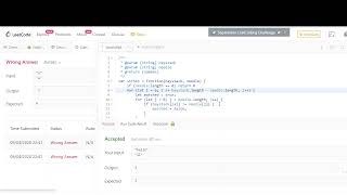 LeetCode Javascript #28 Implement strStr() (No Audio)