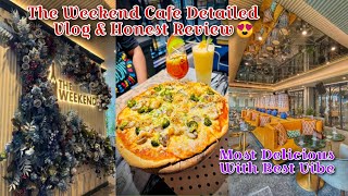 The Weekend Wine \u0026 More Cafe Garden Galleria  Noida Sector 38 Vlog  | Most Instagrammable Cafe  Vlog