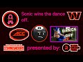 SONIC WINS! 8-ball reacted to ABMtv: SONIC & ANIMEBROMII DANCE OFF BATTLE!!