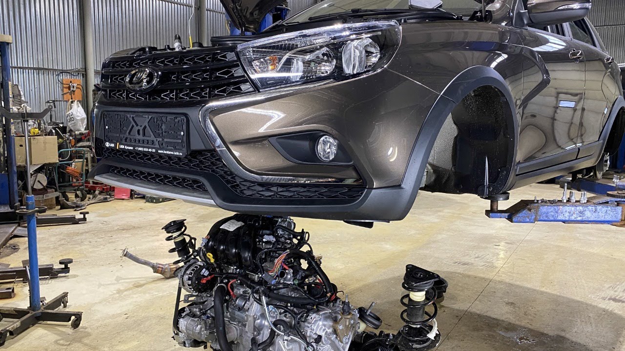 Разобрали новую lada vesta sw cross 2020 cvt