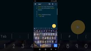 How to make button in python kivy #shorts #viral #python