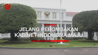 Suasana Istana Merdeka Jelang Reshuffle Kabinet Indonesia Maju