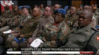 DRC Conflict | SANDF's LCpl. Pieter Strydom laid to rest