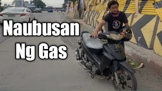 Rider naubusan ng Gas