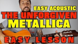 Easy Acoustic Metallica The Unforgiven