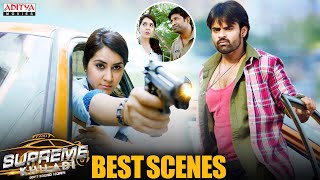 Supreme Khiladi Best Scenes Back To Back| Latest Hindi Dubbed Movies |Sai Dharam Tej, Raashi Khanna