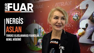 Tureks Uluslararası Fuarcılık Genel Müdürü Nergis Aslan #atraxfuari #tureksfuarcılık