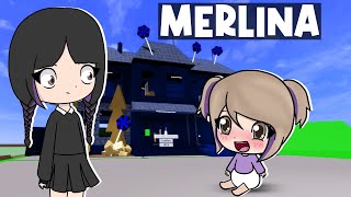 ME ADOPTA MERLINA (MIÉRCOLES) ADDAMS EN BROOKHAVEN ROBLOX