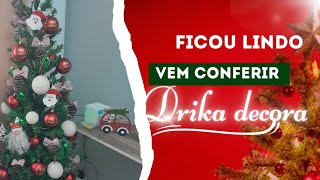 vem conferir como ficou a sala, é tbm montei a árvore de Natal