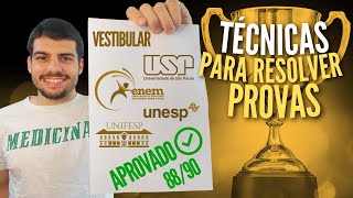 PASSEI NA MEDICINA USP E EM 1º LUGAR NA UNESP USANDO ESSAS TÉCNICAS [APROVADO FUVEST-VUNESP-ENEM]