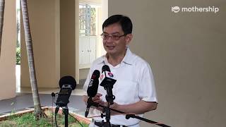 GE2020: DPM Heng Swee Keat and Ng Chee Meng doorstop interview at Compassvale (Jun. 28, 2020)