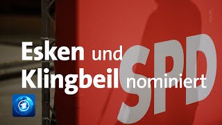 Esken und Klingbeil sollen SPD führen