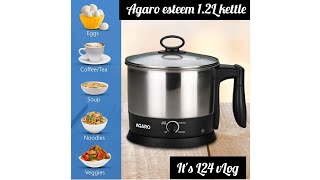 Agaro esteem 1.2L kettle | It's L24 vLoG