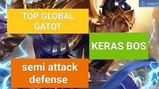 MABAR TOP GLOBAL GATOT|| TIM GLOBAL#gatotkaca #mobilelegends