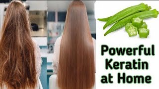 The most Powerful Natural Keratin to Straighten Frizzy Hair from the First Use