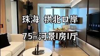 大灣區置業 | 珠海市 拱北口岸 75㎡ 河景一房一廳 #shorts #大灣區 #珠海樓盤